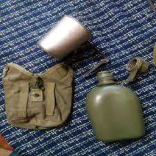 SADF - South African Army - Water bottle - bottle pouch & fire bucket