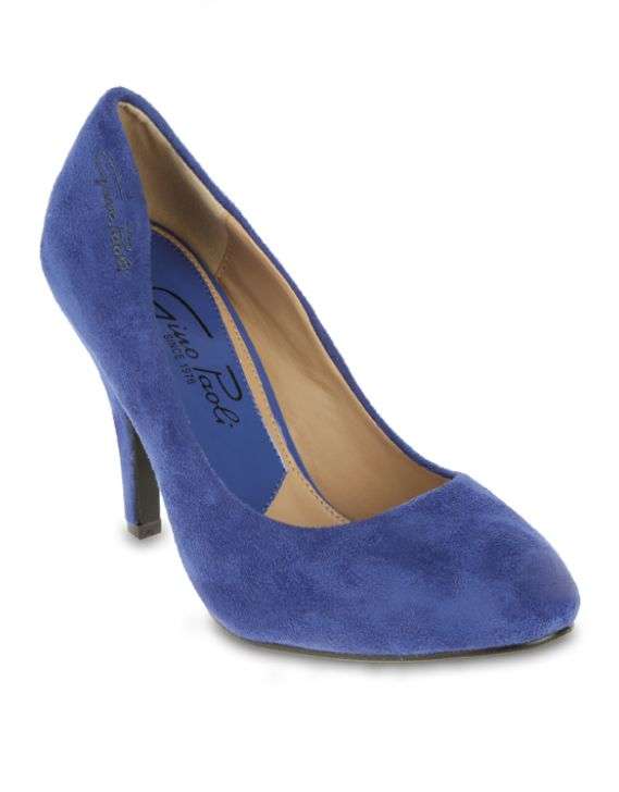 Brand New Gino Paoli Court Shoes - in STUNNING trendy Cobalt Blue