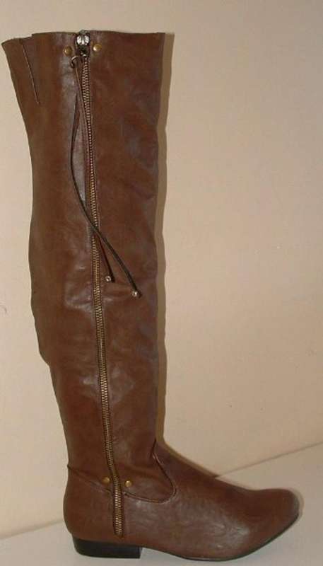 **HOT** Chocolate Brown Knee-High Boots