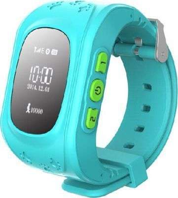 GSM GPS Kids Smart Watch Phone - Blue