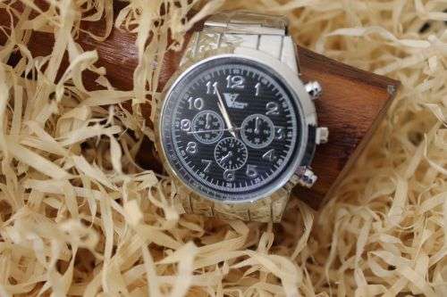Luxury Men's Fashion Stainless Steel Quartz Analog Wrist Watch