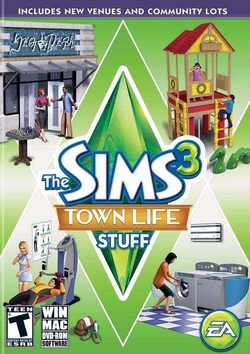 The Sims 3 Stuff Town Life