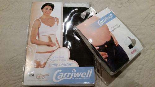 Organic Adjustable Belly Binder - Black (L/XL)