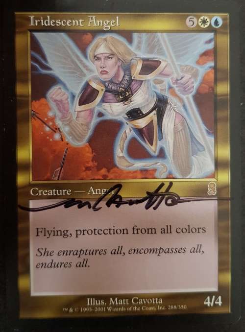 Mulk Magic The Gathering - Iridescent Angel - Signed by artist