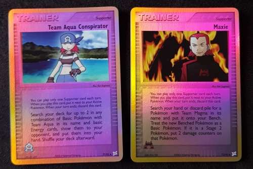 Team Aqua Pokemon Cards