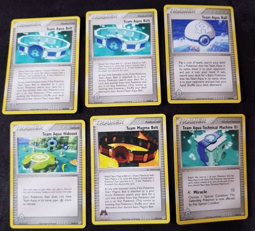 Team Aqua Pokemon Cards