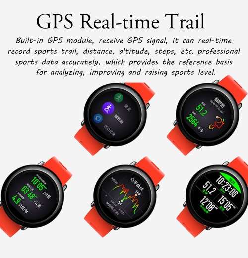 Xiaomi Huami Amazfit Smart Watch English  Chinese Version Bluetooth 4.0 GPS Heart Rate IP67