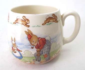 Royal Doulton 'Bunnykins' mug, Barbara Vernon