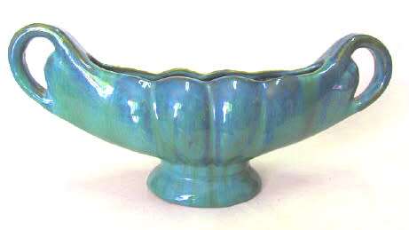 Large Rand Ceramics 'gondola' vase. South African art pottery.