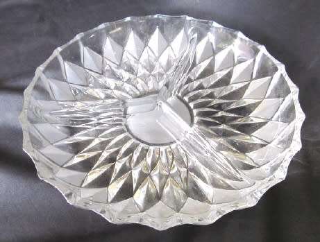 Superb glass snack dish