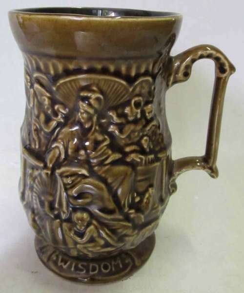 Sylvac `Wisdom and Providence` tankard (3978)