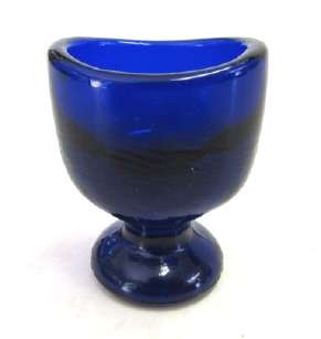Cobalt blue eye bath