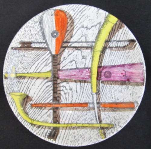 Fornasetti coaster, 'Orchestra' series