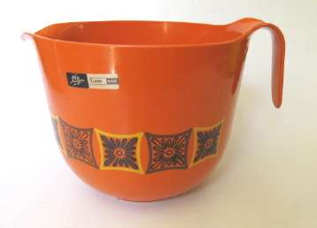 Retro plastic mixing bowl, West Germany