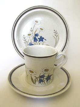 Royal Doulton Lambethware coffee trio