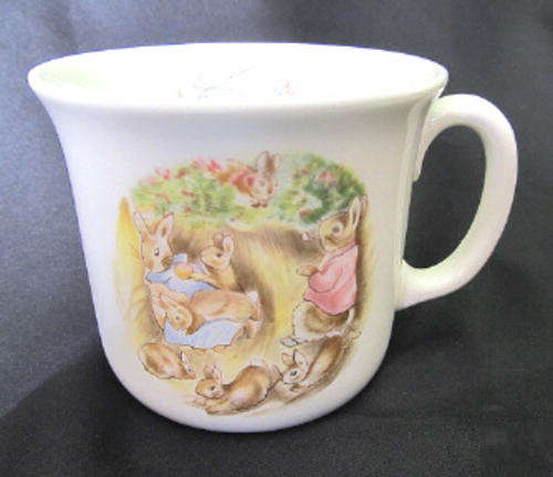 Royal Albert bone china Flopsy Bunnies mug, 1986