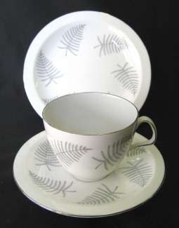 Foley bone china tea trio by Maureen Tanner