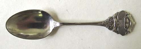 Silver plated teaspoon -- tennis