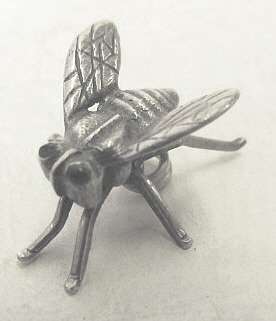 Screw-on brooch or lapel pin, probably silver