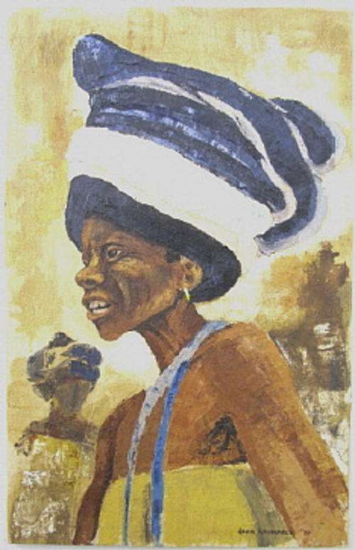 Oil painting by Joan Krummeck, 1979