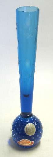 Crystal bud vase, made in  Sweden