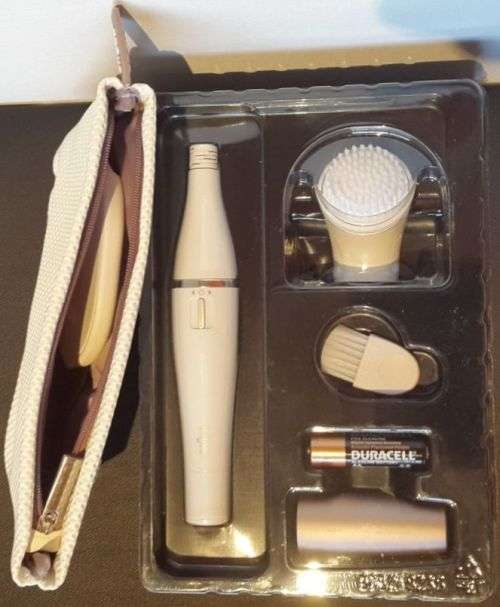 Braun Face Beauty edition - Facial Cleansing Brush and Epilator w/ lighted mirror and beauty pouch