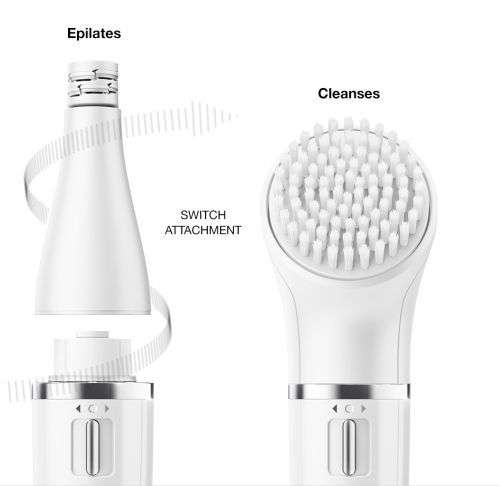 Braun Face Beauty edition - Facial Cleansing Brush and Epilator w/ lighted mirror and beauty pouch