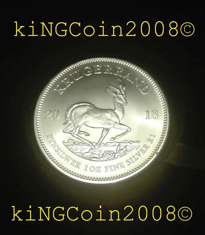 Excellent Starter Coin/Gift- Teach your kids about coin collecting, with a 2018 Silver Krugerrand.