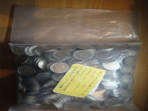 BUY NOW, 50X MANDELA COINS from ""BAG OF 400"", now opened after two years!