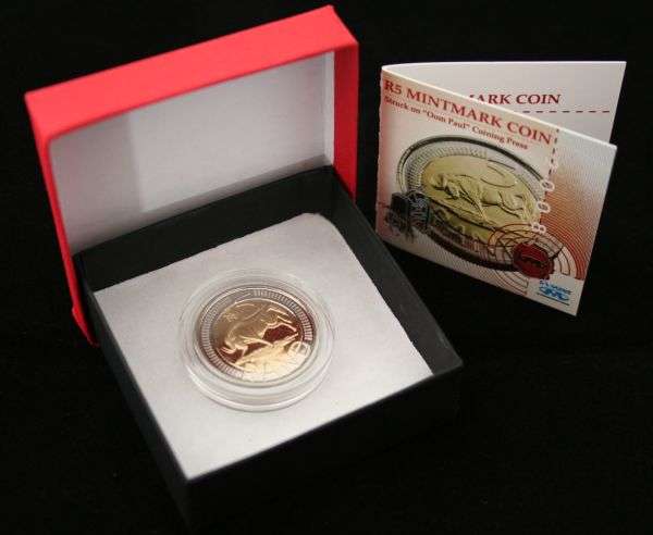 R5 MINTMARK 2008, Struck on ''OOM PAUL'' Coining Press. A must have in collections. Happy bidzz.