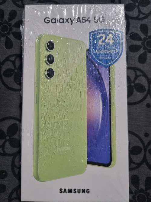 Samsung A54 5G Dual sim awesome lime brand new sealed box
