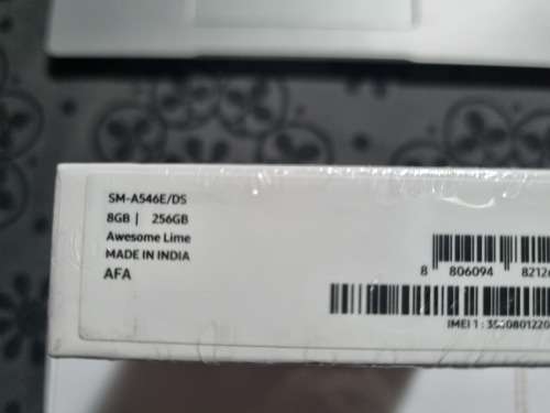 Samsung A54 5G Dual sim awesome lime brand new sealed box
