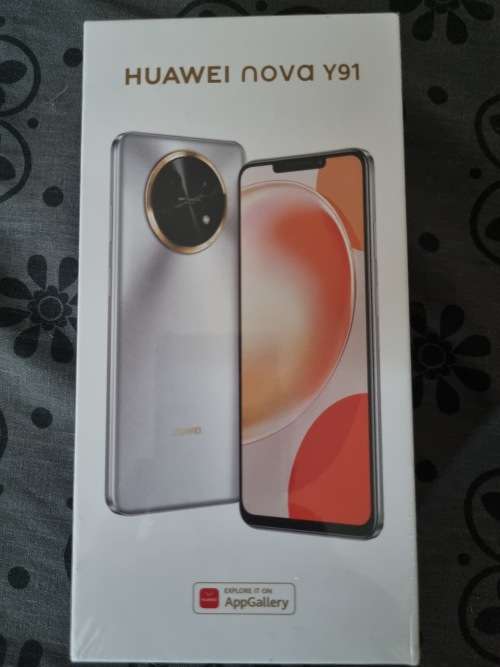Huawei NOVA Y91 256gb 8gb Dual sim Moonlight silver new opened box