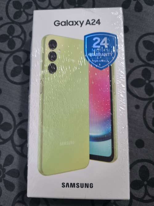 Samsung A24 128gb dual sim new sealed box light green