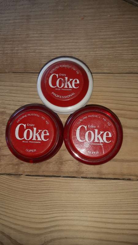 Coca Cola Yo-Yo`s (×3)