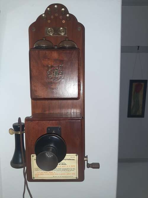 Repurposed old telephone