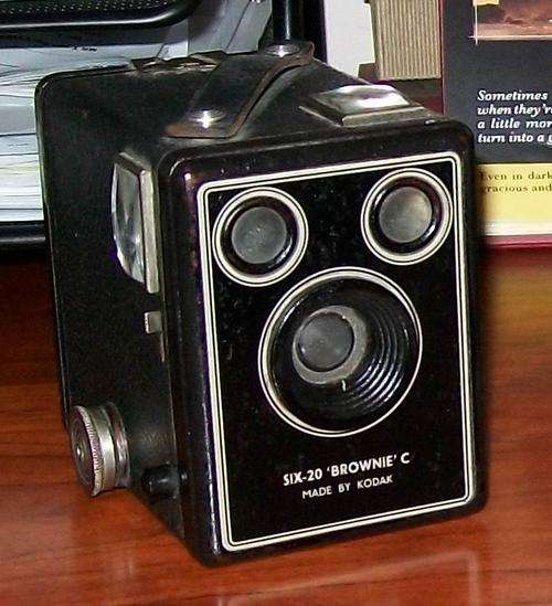 Old Kodak Brownie six-20 Model C Camera