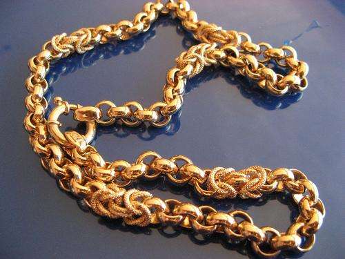 9 carat Gold Belcher chain NECKLACE