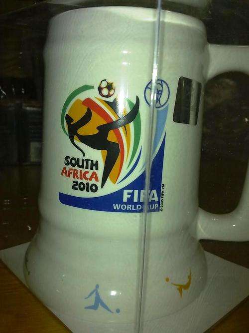 WORLD CUP 2010 FIFA MEMORABILIA BEER MUG