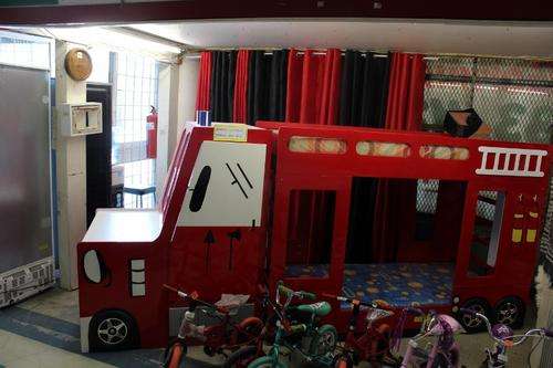 Kiddies Fire Truck Bed