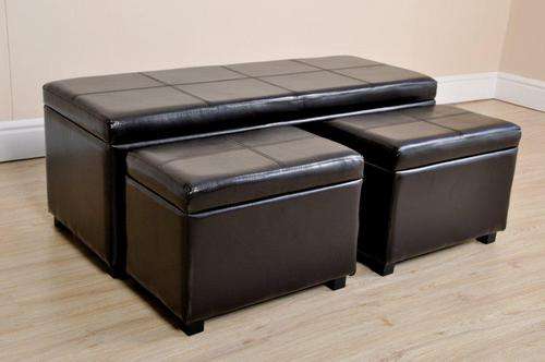 LUXURY OTTOMAN STORAGE SET