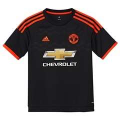 Manchester United 3rd Kit Youth KIDS Black Shirt 2015/16 - Official Merchandise
