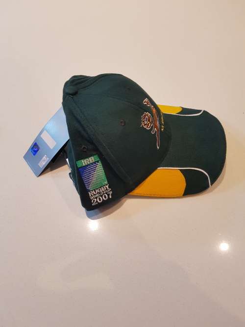 springbok limited edition rugby cap rwc 2007