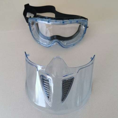 MOUTH SHIELD - TO FIT & INCL MAXVISION GOGGLES