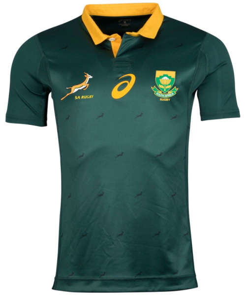 Official Springbok Rugby Test Jersey Asics