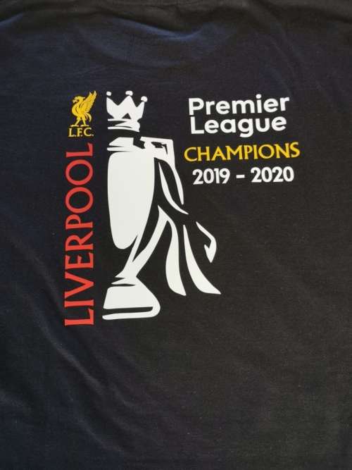 Liverpool T-Shirt EPL Champions 2019/20 - Short Sleeve - Black