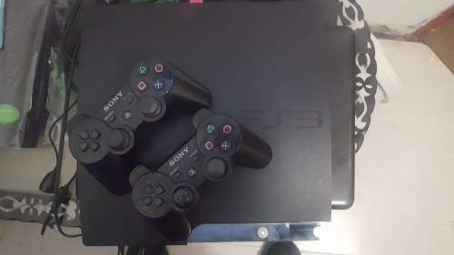 PS3 Console with 2 controllers
