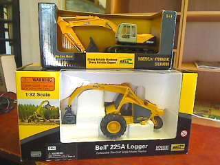Bell Equipment Die Cast Hydraulic Excavator + Bell Equipment  225A Logger