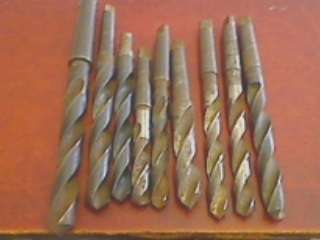 Lot of 9 Engineering Drill Bits (Please See Photos!!)