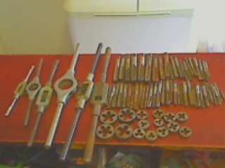 Tap & Die Pieces (72 Pieces in All)(Please See Photos)